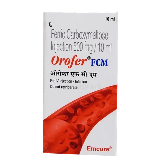 orofer fcm 500mg injection 10 ml